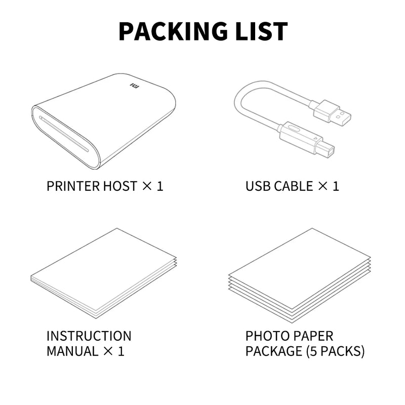 eService Digital Mi AR Pocket Photo Printer